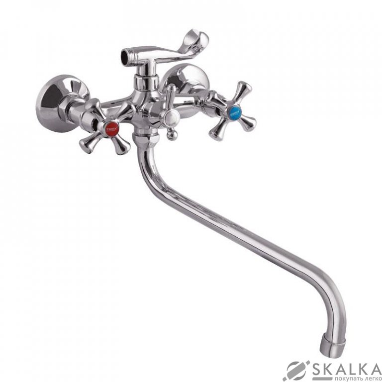 Смеситель для ванны ZERIX DFR-A 827 (ZX0014) На фото Смеситель для ванны ZERIX DFR-A 827 (ZX0014)