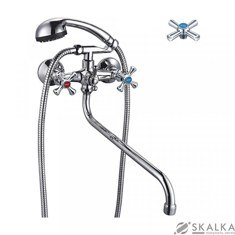 Смеситель для ванны ZERIX DFR-A 722 (ZX0013) На фото Смеситель для ванны ZERIX DFR-A 722 (ZX0013)