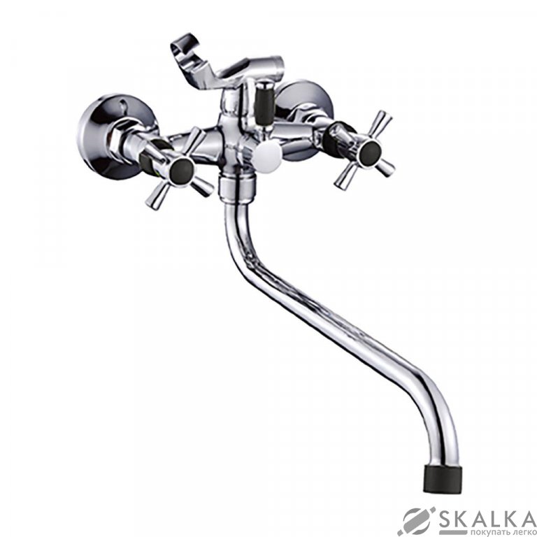 Смеситель для ванны ZERIX Z2254-6 (ZX0260) На фото Смеситель для ванны ZERIX Z2254-6 (ZX0260)