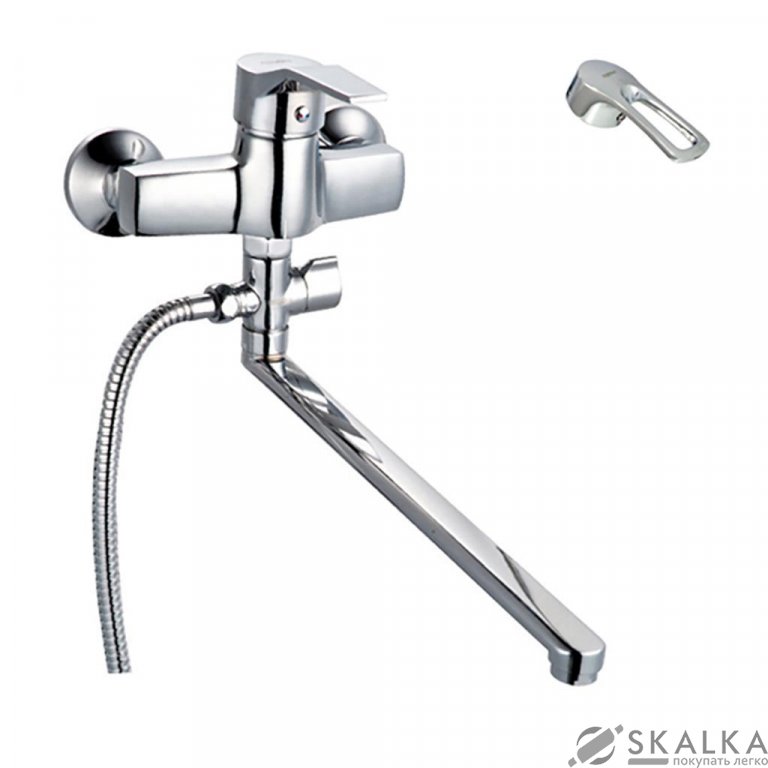 Смеситель для ванны ZERIX EDN 181 (ZX0031) На фото Смеситель для ванны ZERIX EDN 181 (ZX0031)
