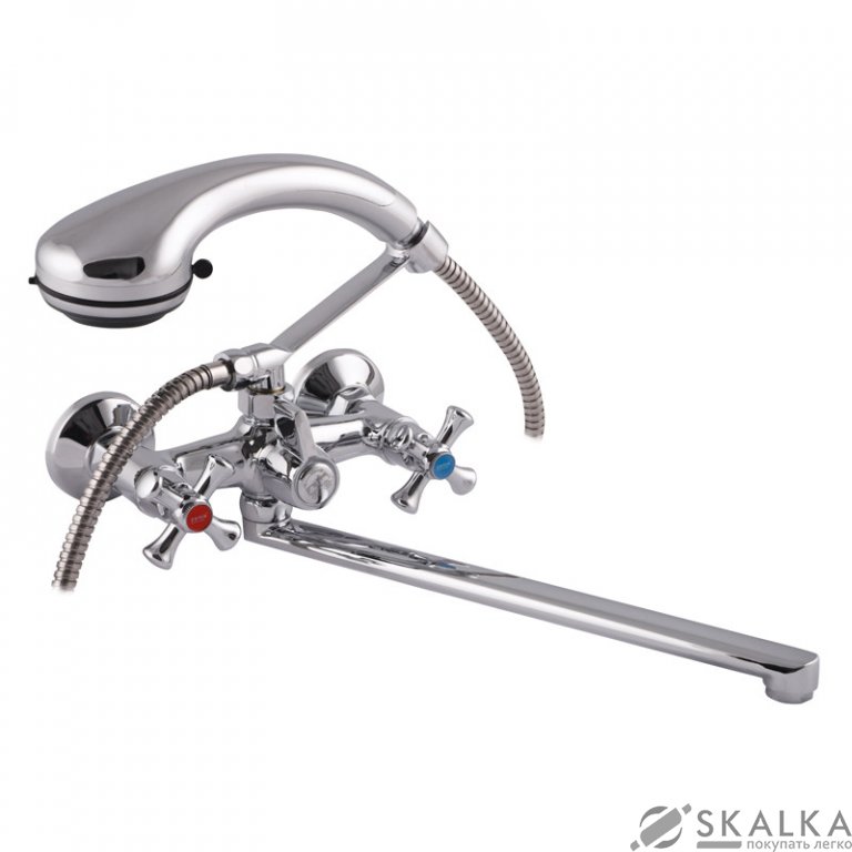 На фото Смеситель для ванны ZERIX DML 827 (ZX2996)