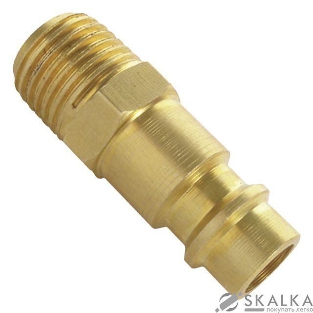 Переходник Intertool c наружной резьбой 1/4" (PT-1820) На фото Переходник Intertool c наружной резьбой 1/4" (PT-1820)