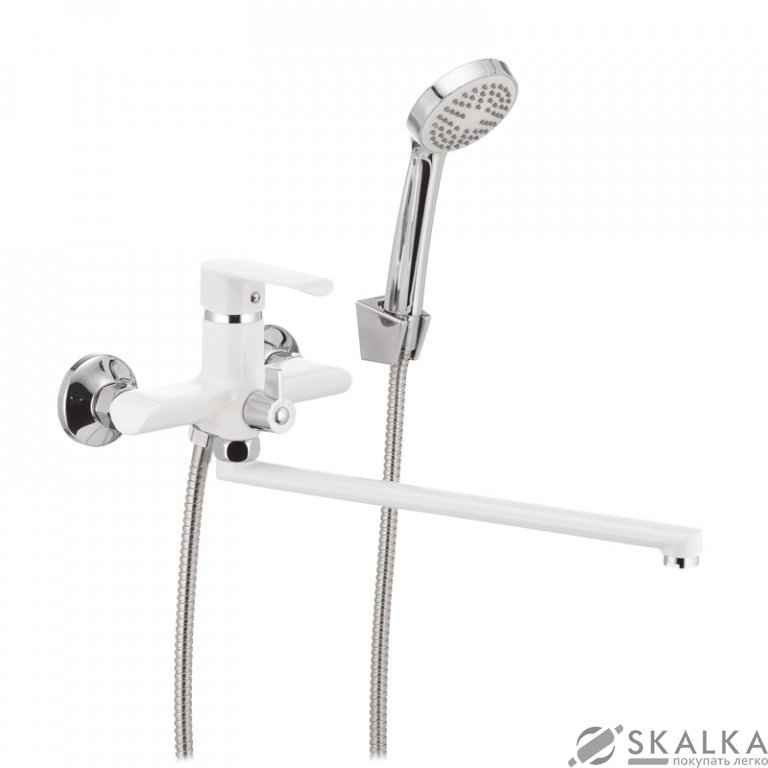 Смеситель для ванны MIXXUS COLORADO 006 белый (MI1639) На фото Смеситель для ванны MIXXUS COLORADO 006 белый (MI1639)