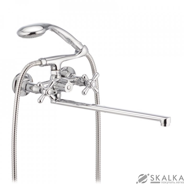 Смеситель для ванны CRON TEOREMA 140 (CR0840) На фото Смеситель для ванны CRON TEOREMA 140 (CR0840)