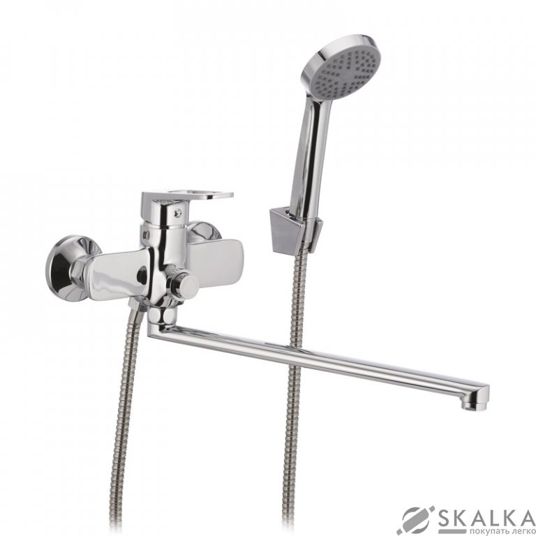 Смеситель для ванны MIXXUS NEVADA 006 (перекл. кнопкой) (MX0012) На фото Смеситель для ванны MIXXUS NEVADA 006 (перекл. кнопкой) (MX0012)