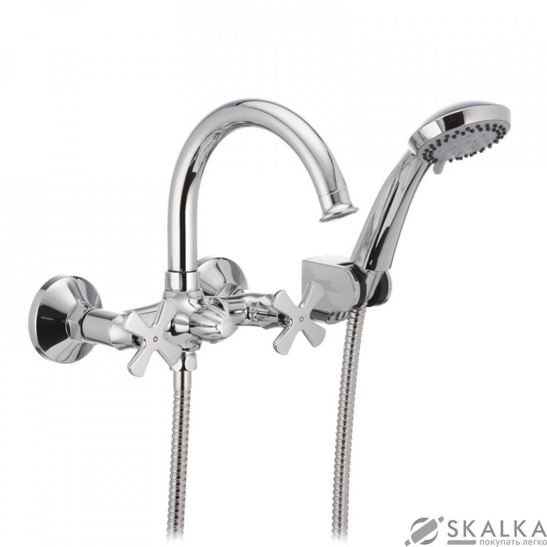 Смеситель для ванны MIXXUS PREMIUM FOBOS 009 (MI0616) На фото Смеситель для ванны MIXXUS PREMIUM FOBOS 009 (MI0616)