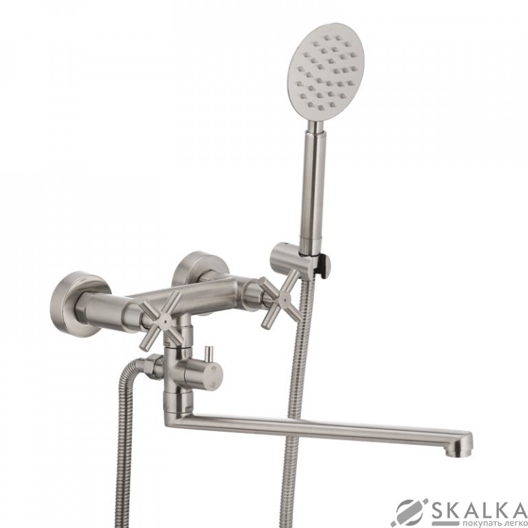 Смеситель для ванны MIXXUS DVE-006 (SS2824) На фото Смеситель для ванны MIXXUS DVE-006 (SS2824)