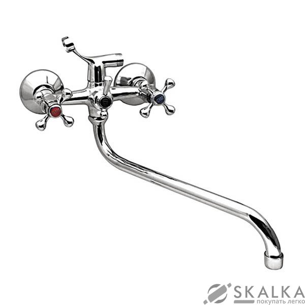 На фото Смеситель для ванны G-FERRO 143 (FE0013)