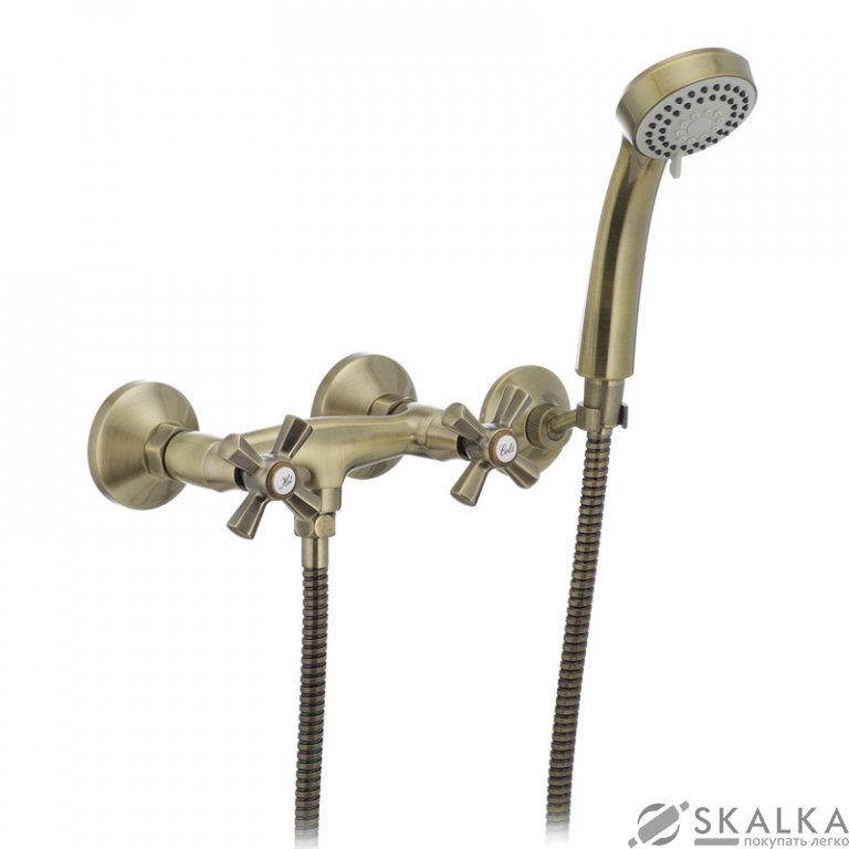 Смеситель для душа MIXXUS PREMIUM RETRO BRONZE-003 (MI1654) На фото Смеситель для душа MIXXUS PREMIUM RETRO BRONZE-003 (MI1654)