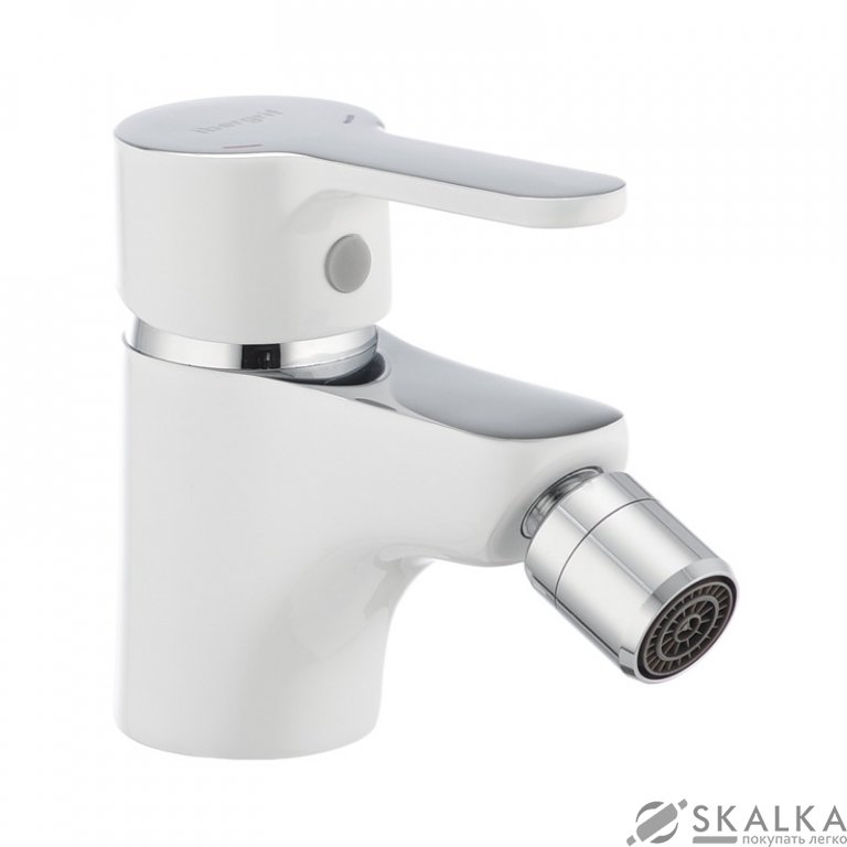 На фото Смеситель для биде с поворотным аэратором IBERGRIF SQUARE M15022W (IB0031)