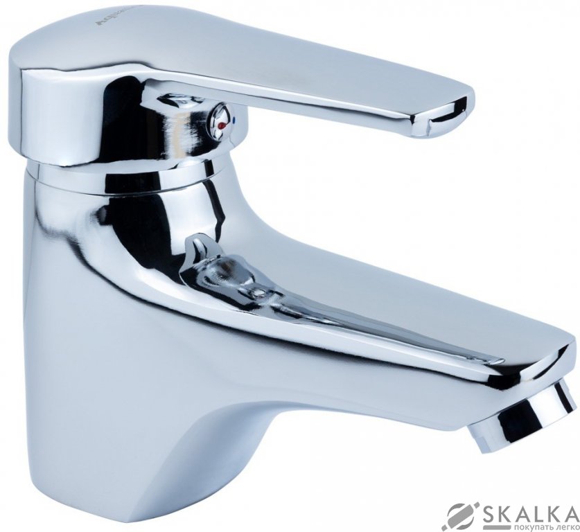 Смеситель для раковины Aquatica HM D40 литой на гайке (HM-1A131C) На фото Смеситель для раковины Aquatica HM D40 литой на гайке (HM-1A131C)