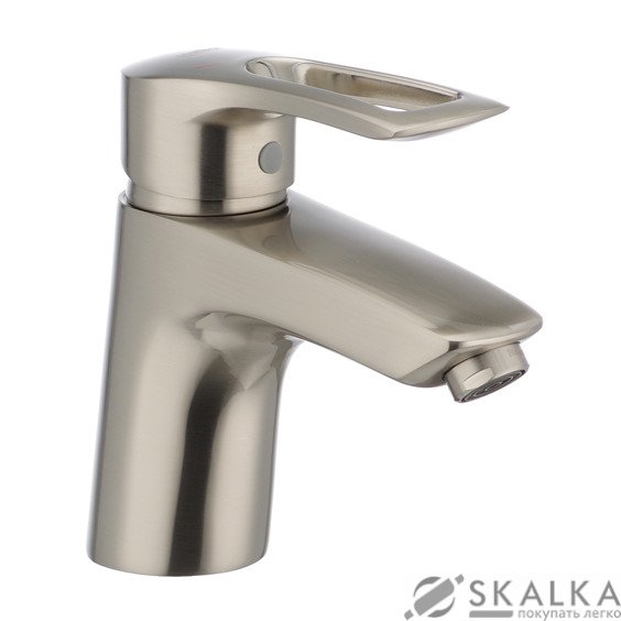 На фото Смеситель для раковины Haiba HANSBERG 001 нержавейка (HB0170)