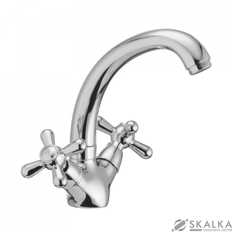 Смеситель для раковины Haiba DOMINOX 272 (HB0080) На фото Смеситель для раковины Haiba DOMINOX 272 (HB0080)