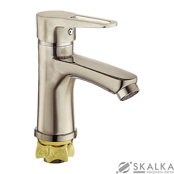 Смеситель для раковины ZERIX PUD1 146 нержавейка (ZX2798) На фото Смеситель для раковины ZERIX PUD1 146 нержавейка (ZX2798)