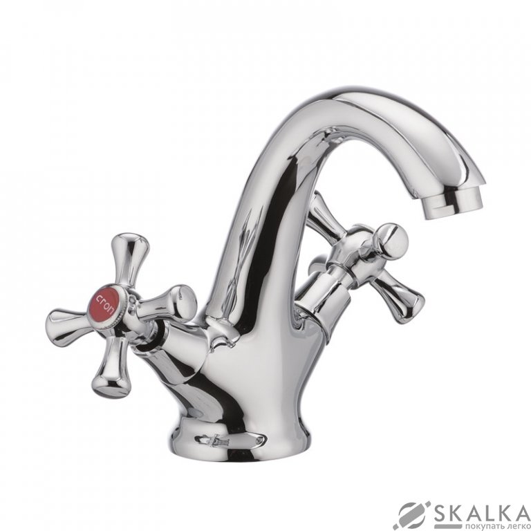 Смеситель для раковины CRON SMES 161 (CR0066) На фото Смеситель для раковины CRON SMES 161 (CR0066)