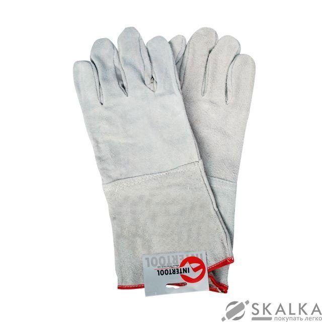 Перчатка Intertool замшевая 14 (SP-0009) На фото Перчатка Intertool замшевая 14 (SP-0009)