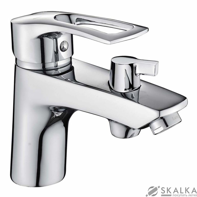 На фото Смеситель для раковины CRON HANSBERG 001 (SH) (CR0799)