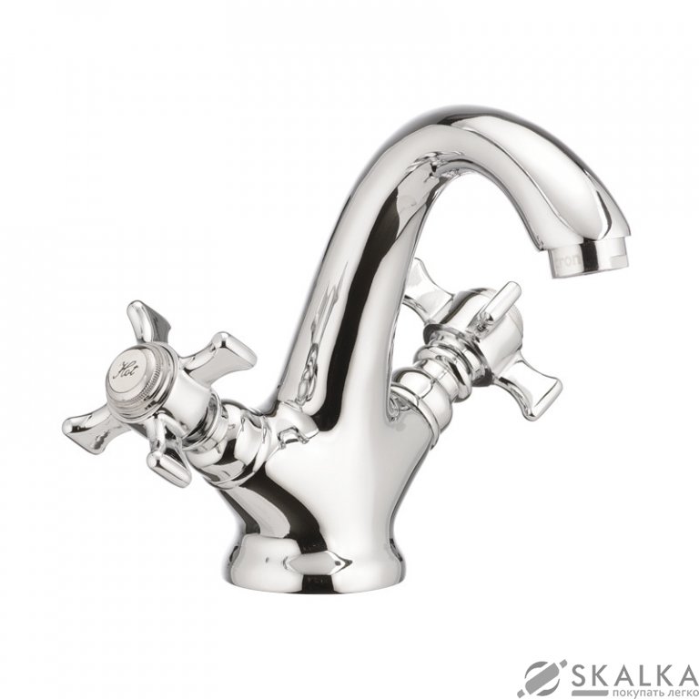 Смеситель для раковины CRON ZEUS 161 (CR0080) На фото Смеситель для раковины CRON ZEUS 161 (CR0080)