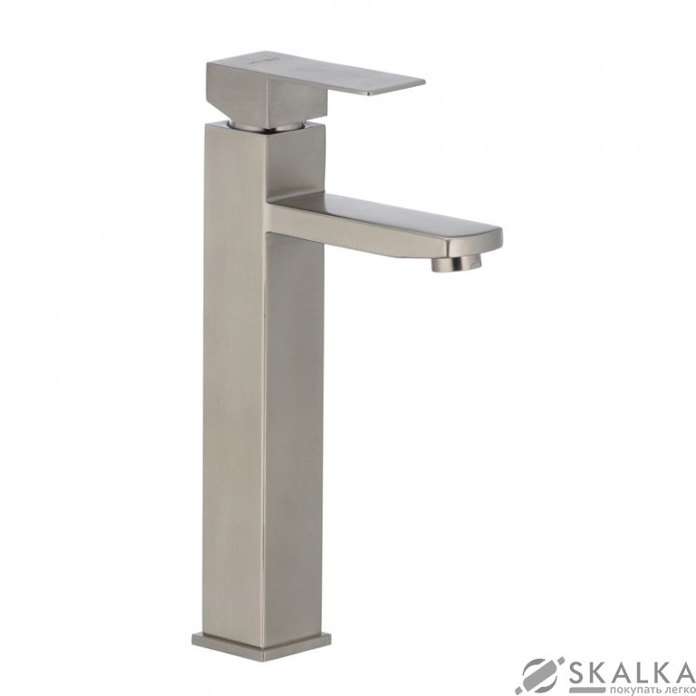 На фото Смеситель для раковины MIXXUS KUB-001-HIGH (SS2951)