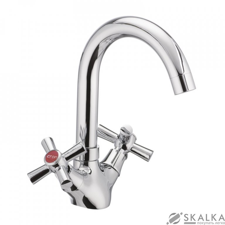 Смеситель для раковины CRON POLO 274 (CR0202) На фото Смеситель для раковины CRON POLO 274 (CR0202)