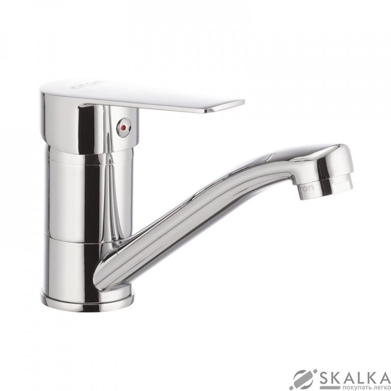 Смеситель для умывальника CRON OMEGA 555 (излив 15 см) (CR0169) На фото Смеситель для умывальника CRON OMEGA 555 (излив 15 см) (CR0169)