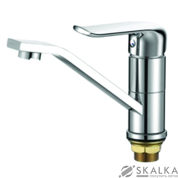 Смеситель для умывальника MIXXUS PREMIUM MEDEA 555 (излив 15 см) (MI0580) На фото Смеситель для умывальника MIXXUS PREMIUM MEDEA 555 (излив 15 см) (MI0580)