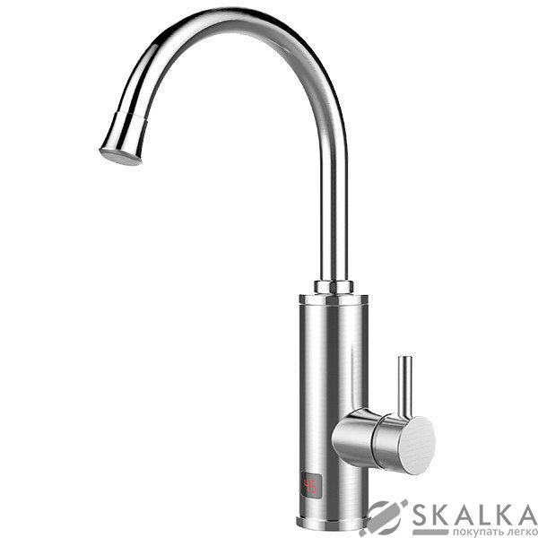 На фото Проточный водонагреватель ZERIX ELW04-EP с индикатором температуры и УЗО (ZX2752)