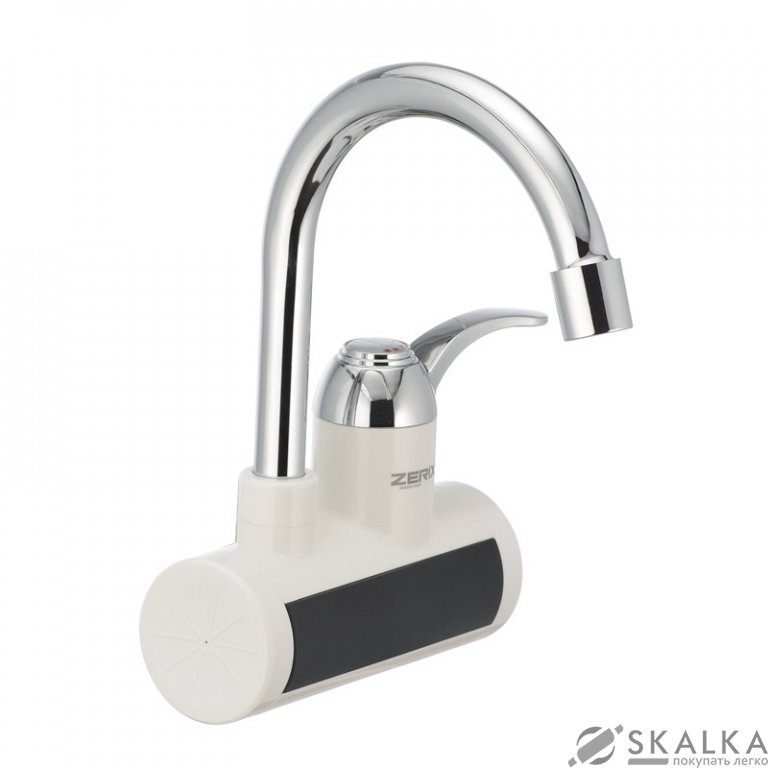 Проточный водонагреватель ZERIX ELW21-W (ZX2974) На фото Проточный водонагреватель ZERIX ELW21-W (ZX2974)