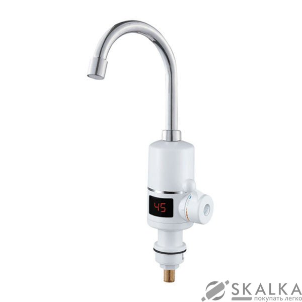 На фото Проточный водонагреватель ZERIX ELW06-E с индикатором температуры (ZX2777)