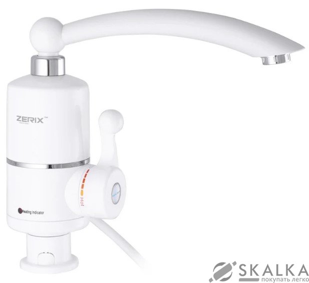 Проточный водонагреватель ZERIX ELW16 (ZX3071) На фото Проточный водонагреватель ZERIX ELW16 (ZX3071)