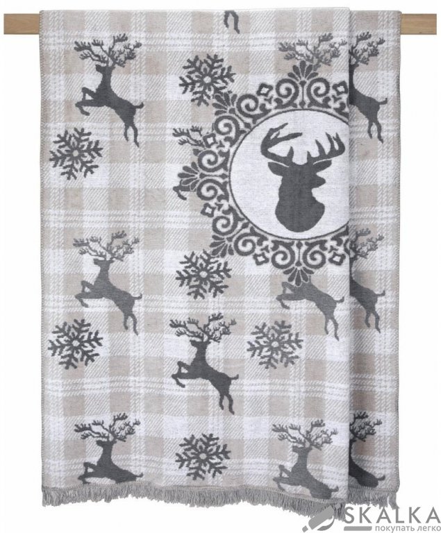 Плед Arya хлопок 150х200 Deer (8680943074027) На фото Плед Arya хлопок 150х200 Deer (8680943074027)