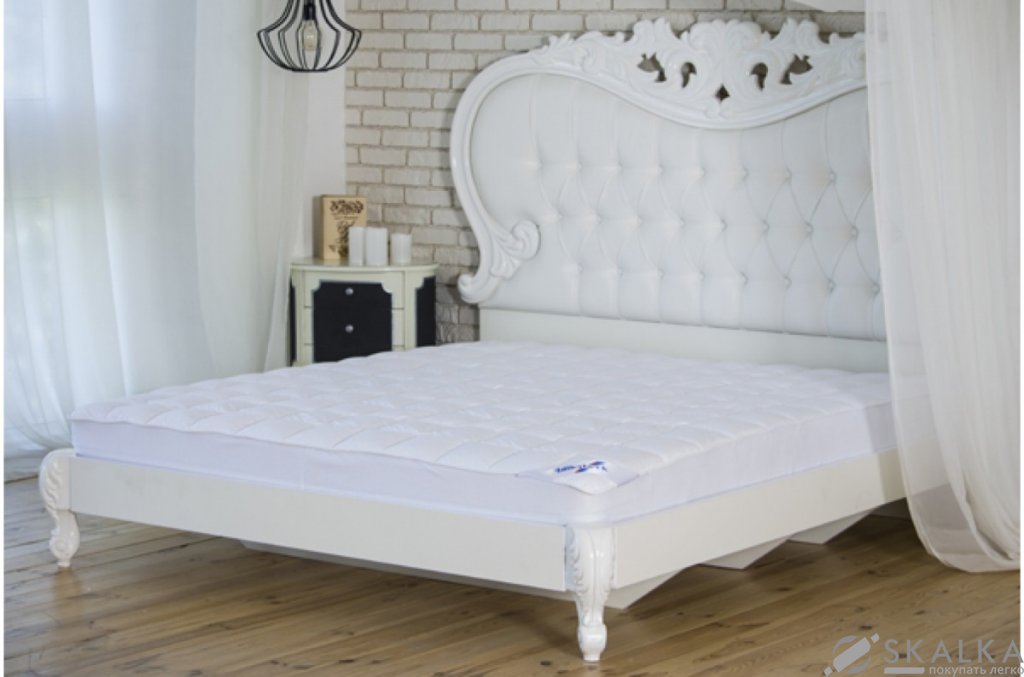 На фото Наматрасник Billerbeck гостиничный 140х200 с трикотажными боковимы частями (2204-01/42)