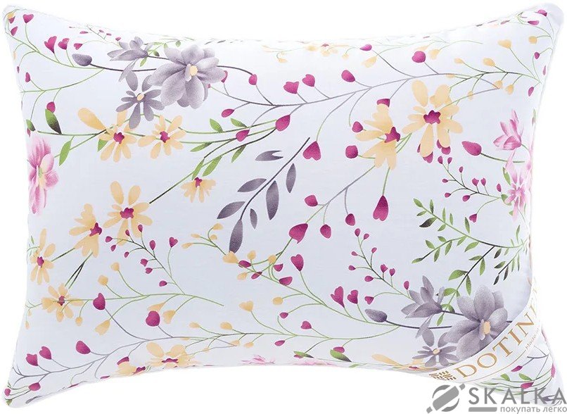 На фото Подушка DOTINEM VALENCIA сатин/шарик 50х70 (214995)