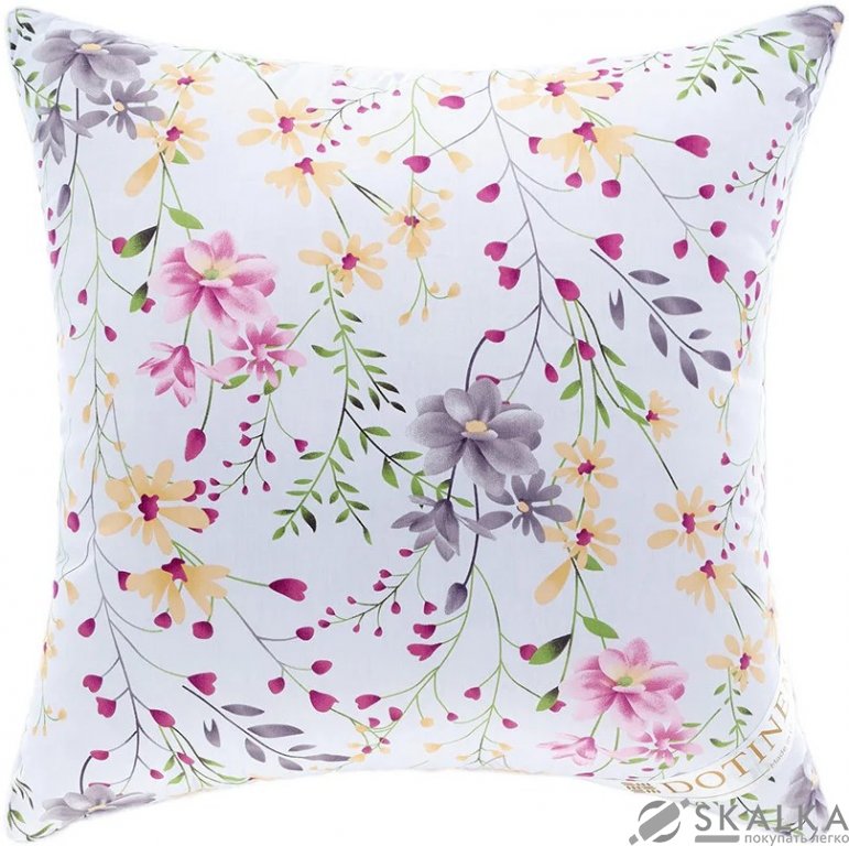 На фото Подушка DOTINEM VALENCIA сатин/шарик 70х70 (214996)