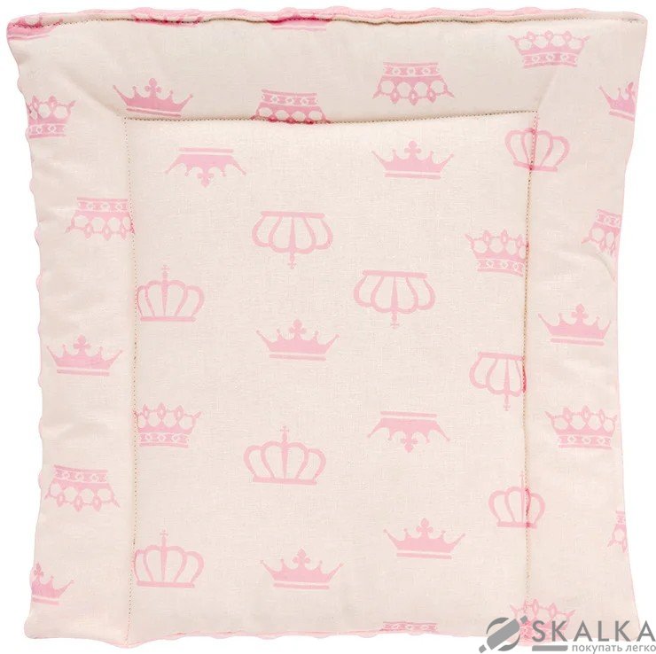 На фото Подушка DOTINEM плюшевая детская Minky 35х35 розовая (213471-1)