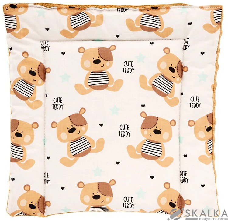 На фото Подушка DOTINEM плюшевая детская Minky 35х35 капучино (213471-2)