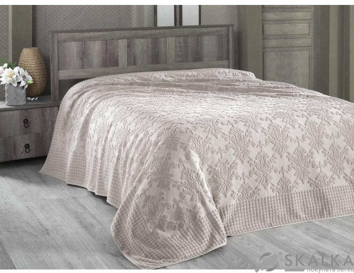 Простынь махровая Arya 160X220 Sitare Бежевай (8680943061942) На фото Простынь махровая Arya 160X220 Sitare Бежевай (8680943061942)