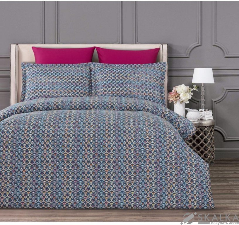 На фото Постельное белье Arya Alamode 1,5 160х220 Luis (8680943078711)
