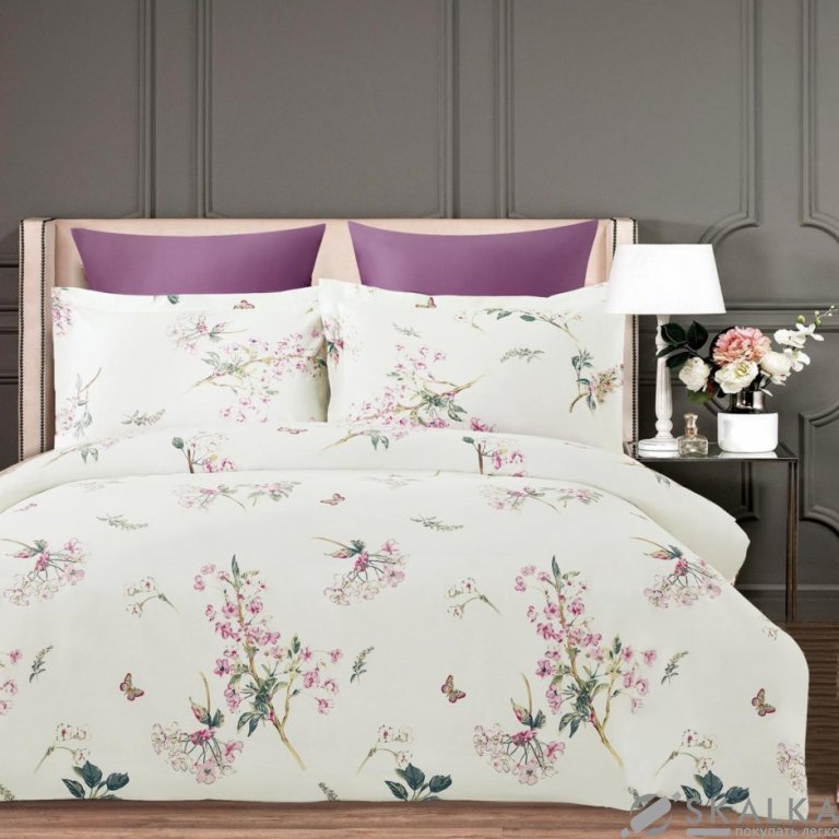 На фото Постельное белье Arya Alamode Cімейне 160х220 Aleyza (8680943081629)