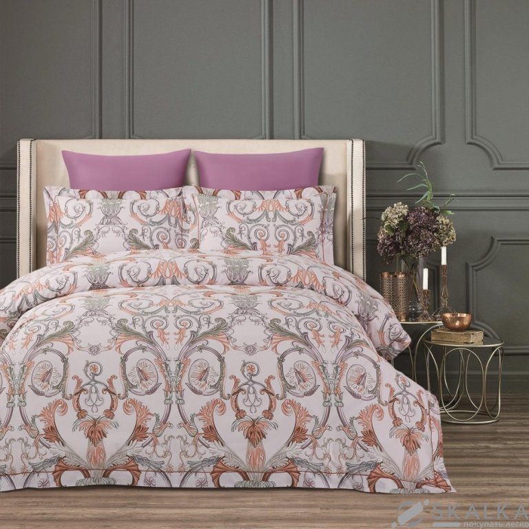 На фото Постельное белье Arya Fashionable 2 200х220 Mandela (8680943064073)
