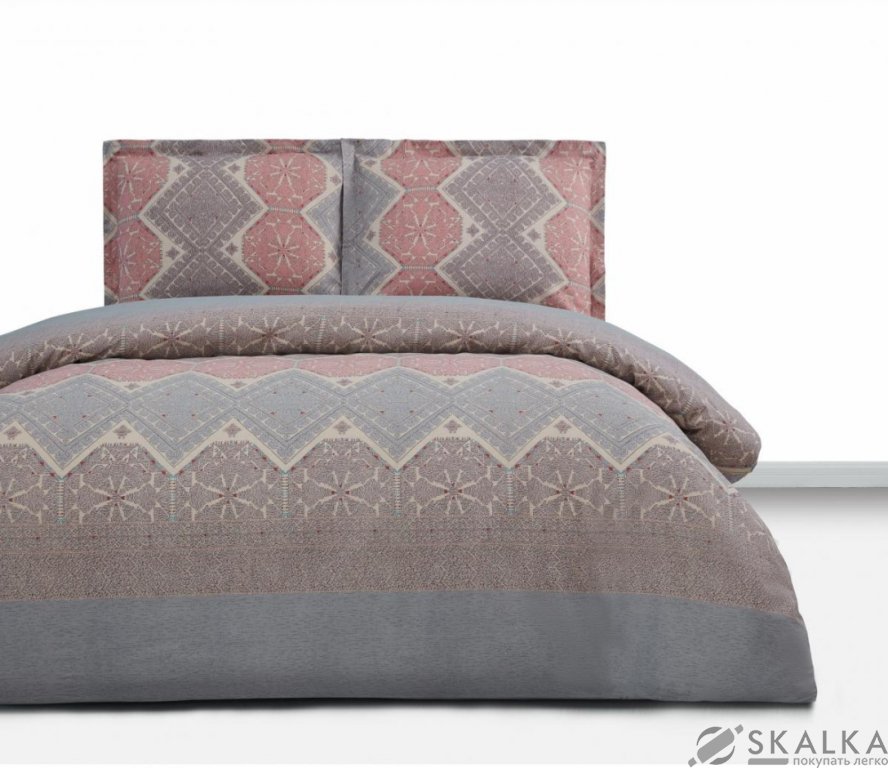 На фото Постельное белье Arya Simple Living Семейное 160х220 Tia (8680943079770)