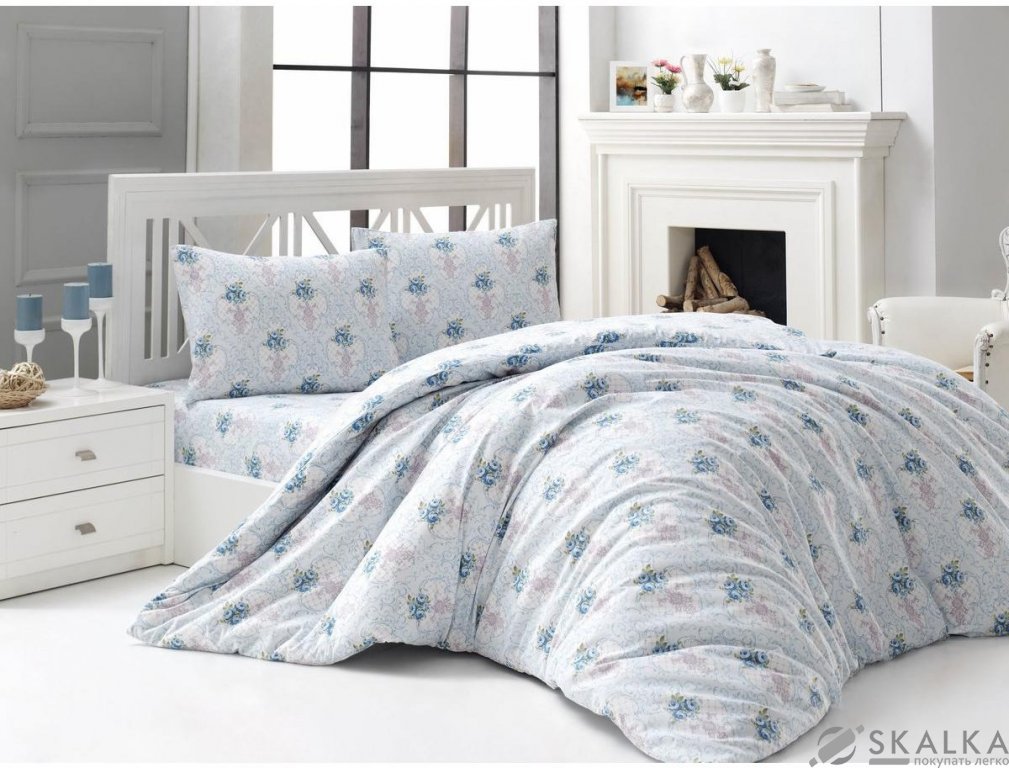 На фото Постельное белье Arya Хлопок 2 200х220 Avin (8680943070746)