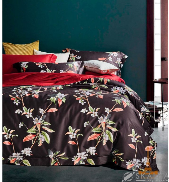 Постельное белье Love you Люкс Евро (187126) На фото Постельное белье Love you Люкс Евро (187126)