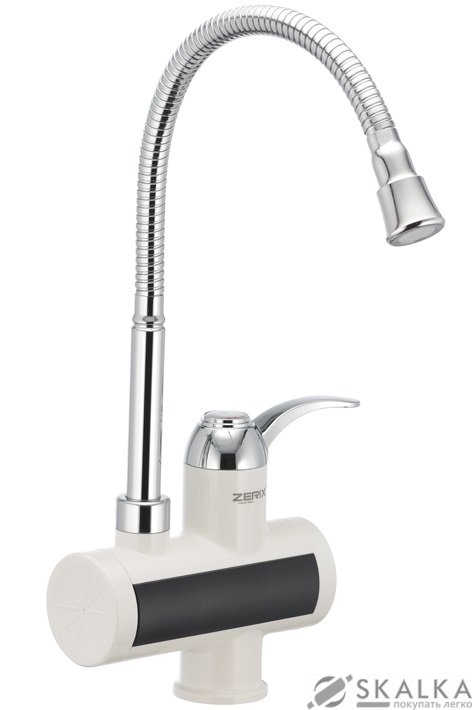 На фото Проточный водонагреватель ZERIX ELW21-F (ZX2976)