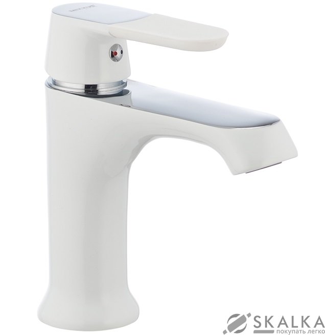 Смеситель для раковины MIXXUS PREMIUM TIGER 001 белый (MI0570) На фото Смеситель для раковины MIXXUS PREMIUM TIGER 001 белый (MI0570)