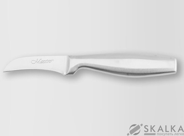 Кухонный нож Maestro для овощей 76 мм Black (MR1474) На фото Кухонный нож Maestro для овощей 76 мм Black (MR1474)
