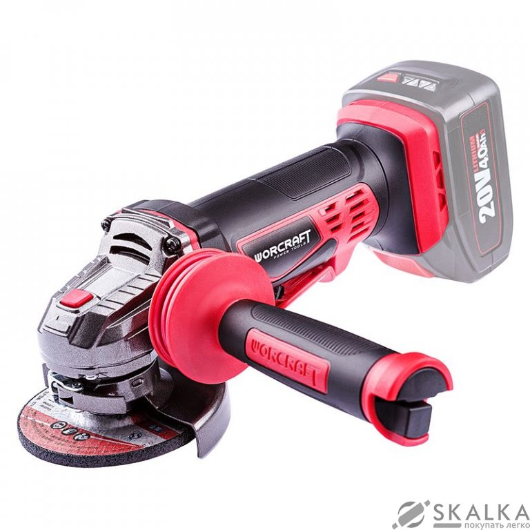 Болгарка аккумуляторная Worcraft CAG-S20Li-125 (13006) На фото Болгарка аккумуляторная Worcraft CAG-S20Li-125 (13006)