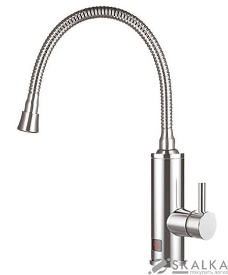 На фото Проточный водонагреватель ZERIX ELW04-EF с индикатором температуры (ZX2776)