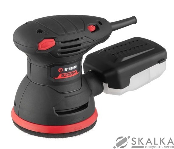 Шлифмашина эксцентриковая Intertool 300 Вт 125 мм (WT-0541) На фото Шлифмашина эксцентриковая Intertool 300 Вт 125 мм (WT-0541)