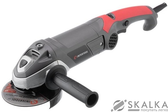 На фото Шлифмашина угловая Intertool 1200Вт, 125мм (DT-0272)